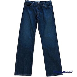Mens Eddie Bauer Relaxed Fit Specially Dyed Jeans 33x32